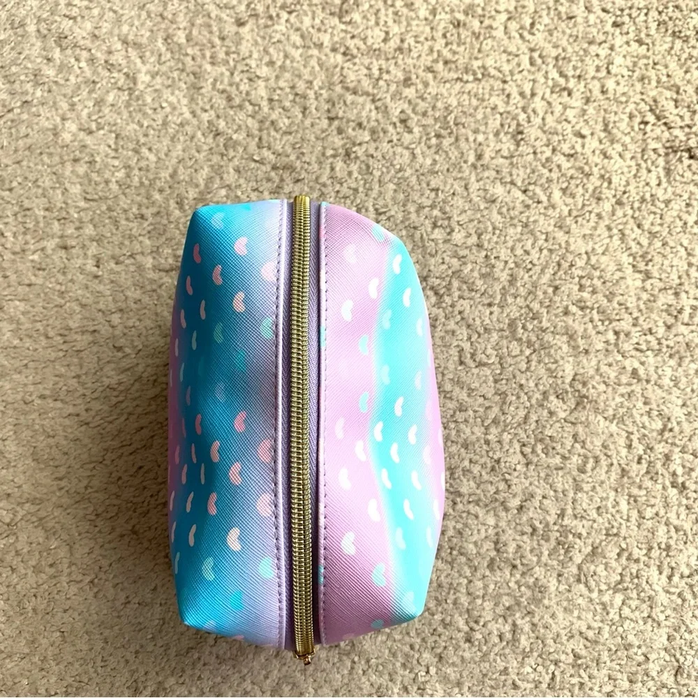Beautiful Colorful Cosmetic Makeup Bag Case Pouch with Hearts